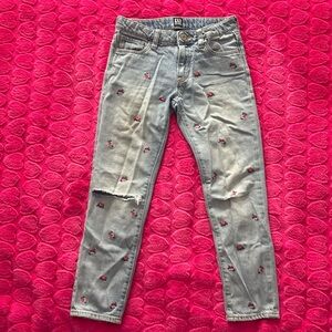 GAP DENIM | kid floral jeans